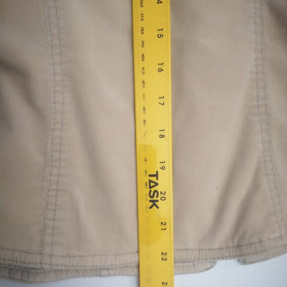 For Joseph "Fortune" Ladies Size Small Beige Sherpa Lined Corduroy Jacket - Picture 11 of 11
